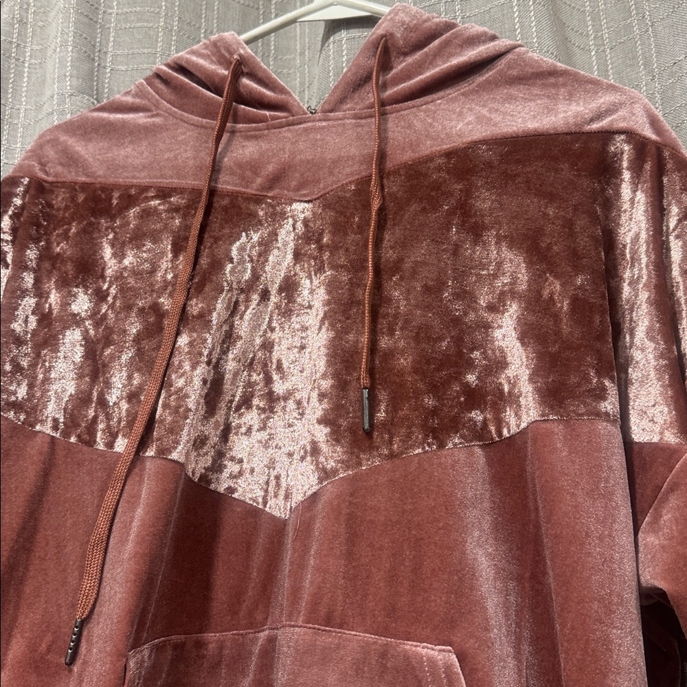 Easel mauve pink velour lounge set - Picture 4 of 7